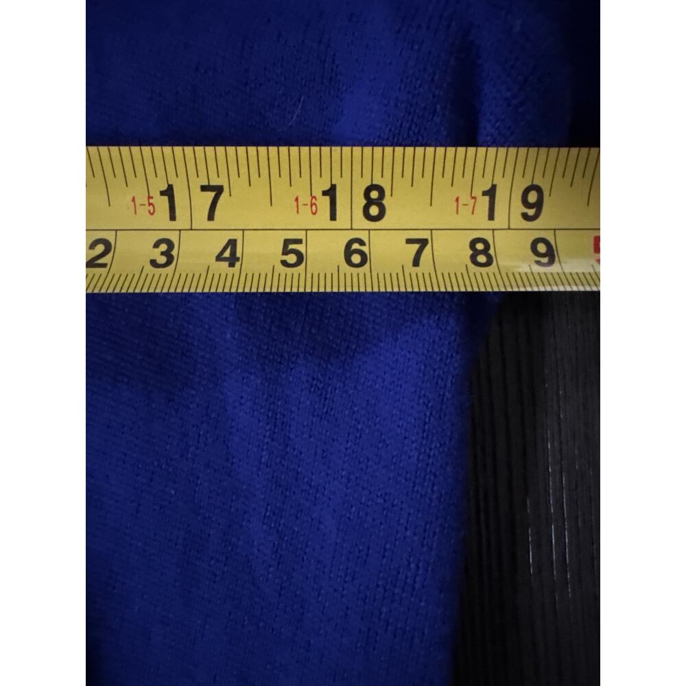 Ralph Lauren Sport Women's Size XL Blue Merino Wool Sweater Long Sleeve Preppy - Picture 6 of 8